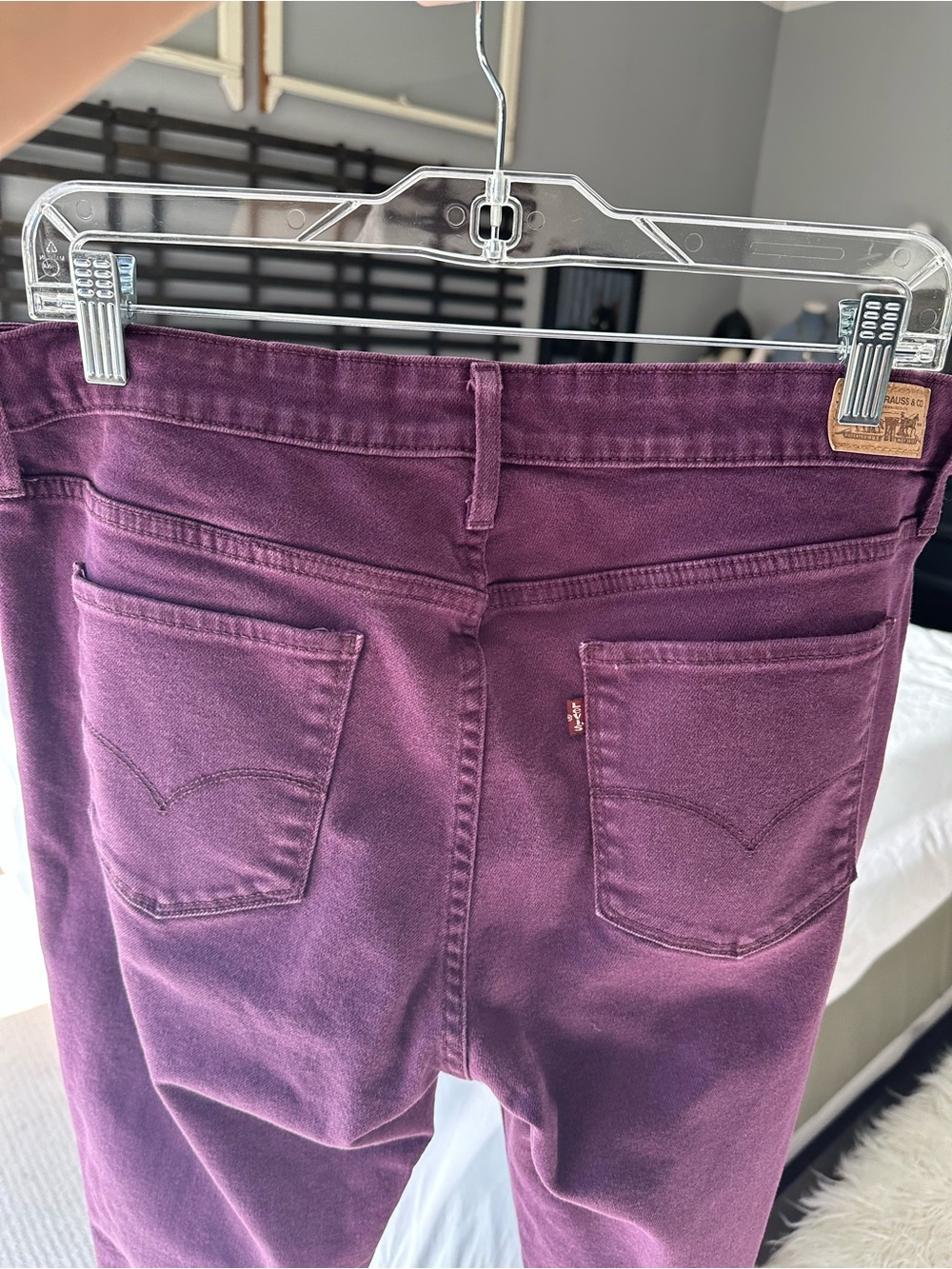 Levi's Women's Jeans/Leggings plum, size 14